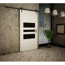 Istabas bīdāmās durvis RETRO I - Loft, balts